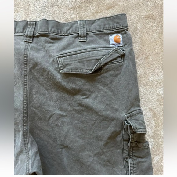 Carhartt Mens Work Shorts Duck Canvas Carpenter Cargo Relaxed Fit Size 42 - Picture 7 of 11